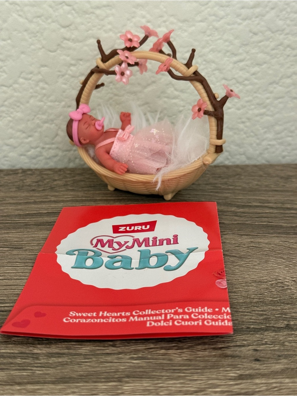 Zuru My Mini Baby Sweetheart Series- Baby In Floral Basket